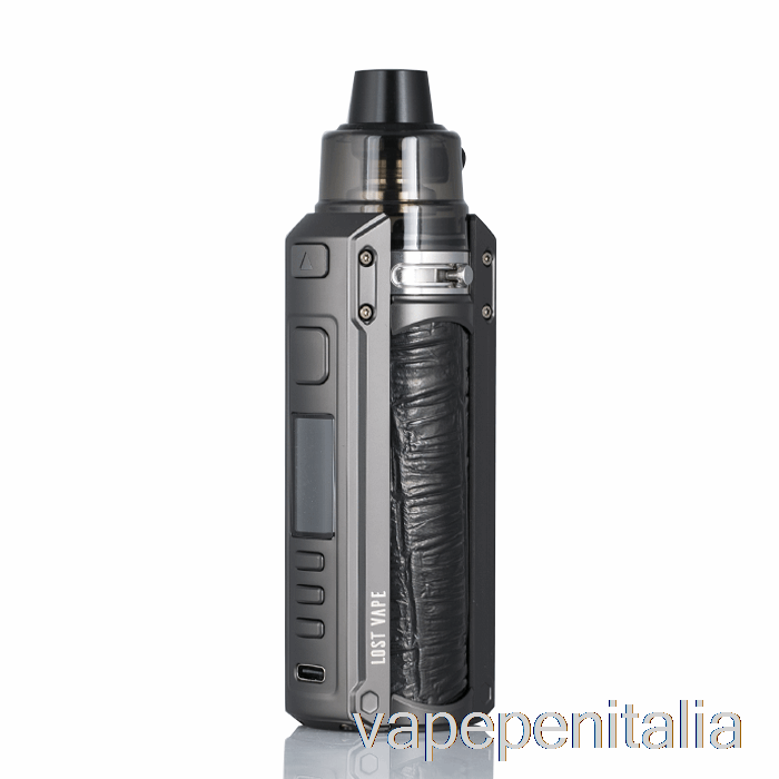 Penna Vape Lost Vape Ursa Quest 100w Kit Pod Mod Canna Di Fucile / Pelle Goffrata